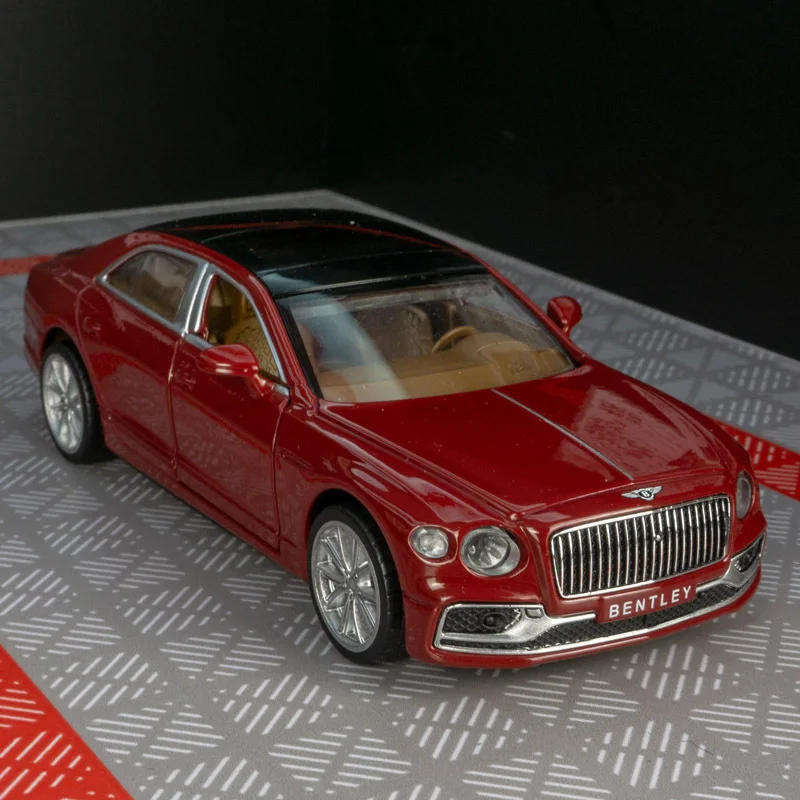 

1: 38 Simulation Flying New Energy Luxury Car Model Power Back Open Door Children's Toy Gift