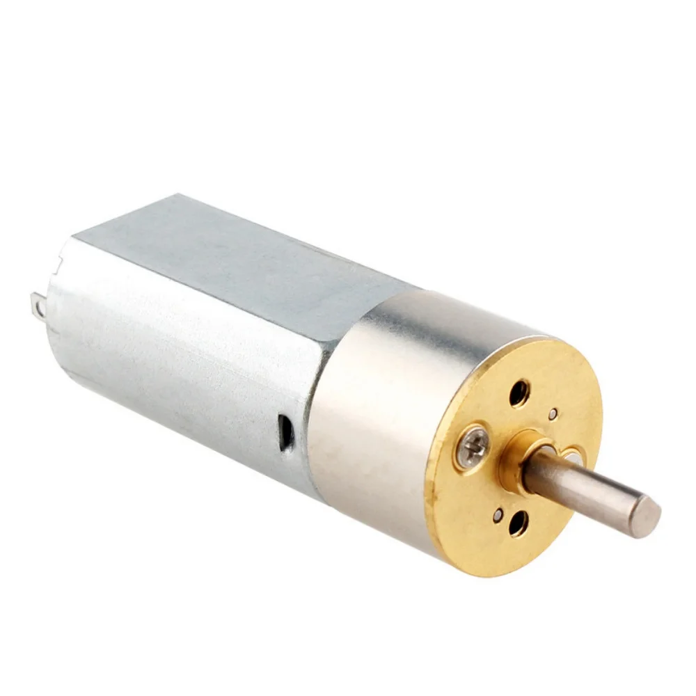 GM16-050 Micro Metal Gear Motor DC 3-24V Reversible Adjustable Speed Gearbox Reduction Permanent Magnet Geared Motor Reducer