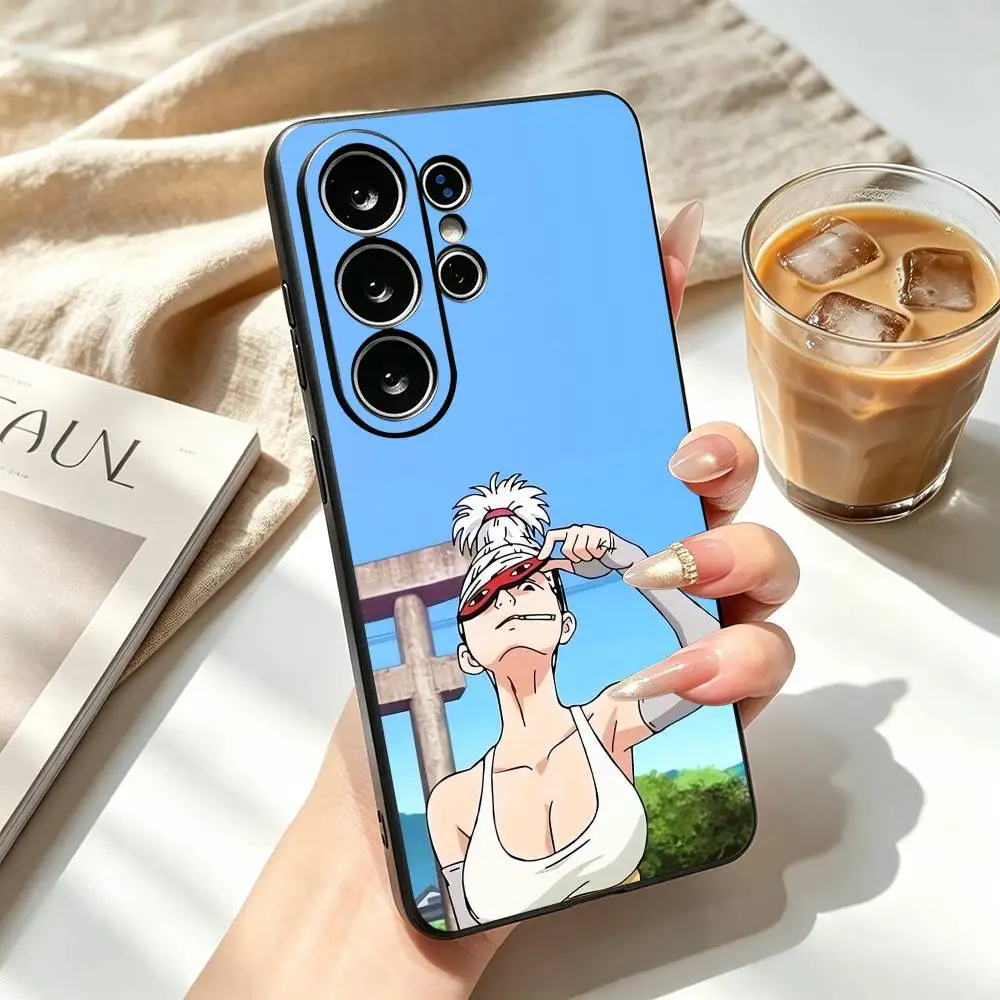 Dandadan Seiko Anime  Phone Case Black Silicone Soft For Samsung S26,S25,S24,S23,S22,S21,S30,Ultra,Plus,Fe,Lite