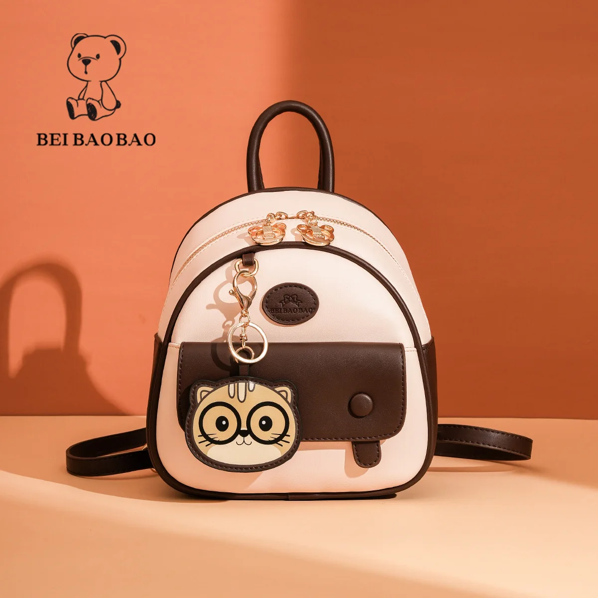 

2025 New Mini Backpack for Women - Lightweight Travel Daypack with USB Charging Port, Waterproof Small Rucksack for Work/Gym