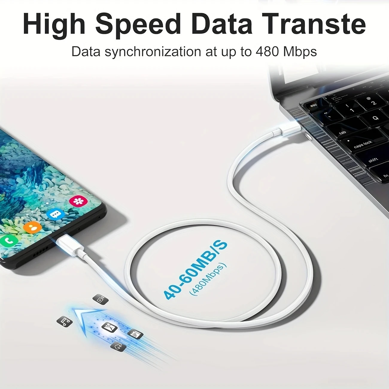 

USB-C To USB-C Mobile Phone Type C Cables C-C Fast Charging Chcarger for IPhone 17 16 Pro Max Plus Samsung S24 S23 S22 IPad Air