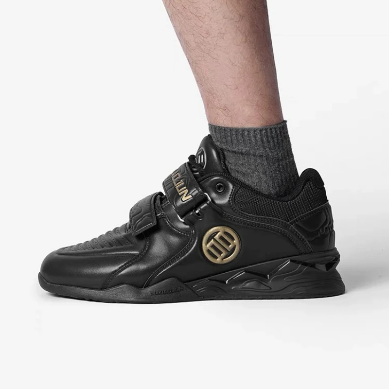 Original Brand Weight Lifting Shoes for Men Women Professional Squat Shoes Unisex Leather Gym Training Shoe Indoor Sports Shoe