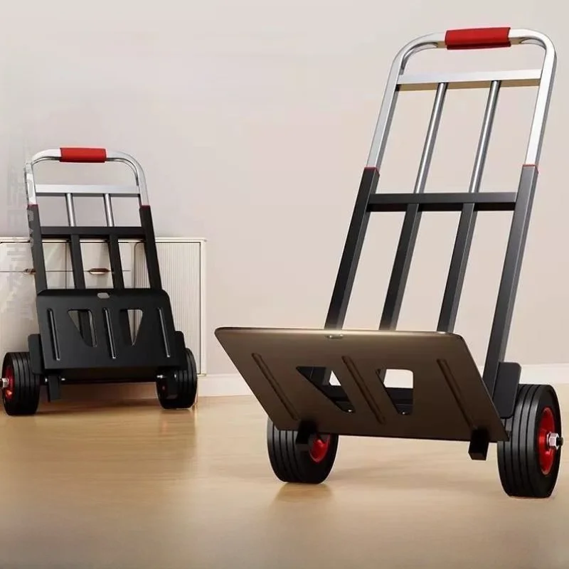 portable-hand-pulled-shopping-cart-stainless-steel-load-king-hand-truck-portable-miniature-home-moving-hand-push-cart