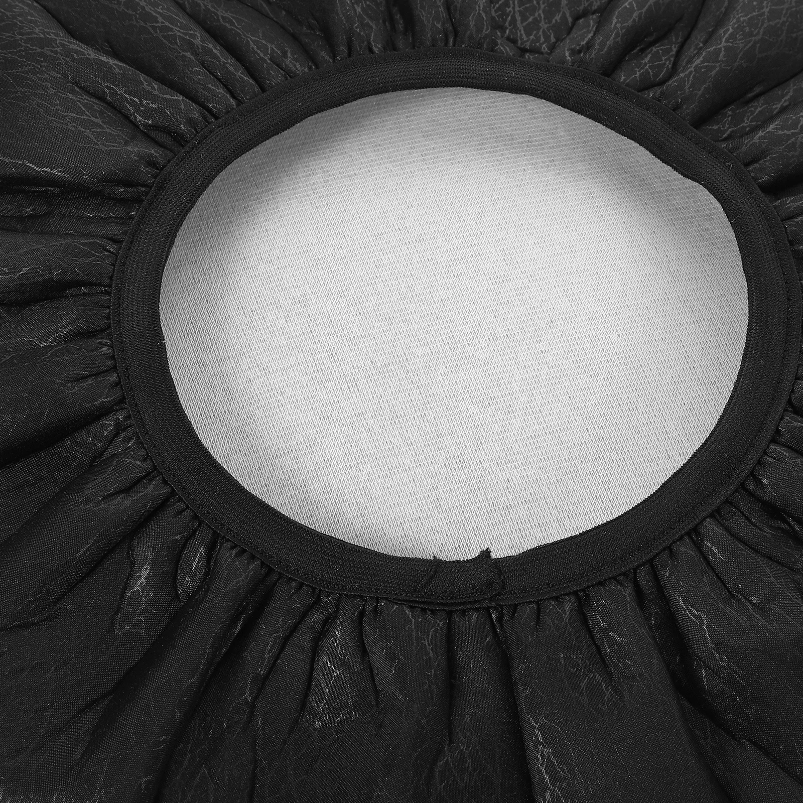 

Round Stool Cover Black Thick Elastic Seat Cushion For Bar Cafe Home Washable Protector 30Cm Diameter