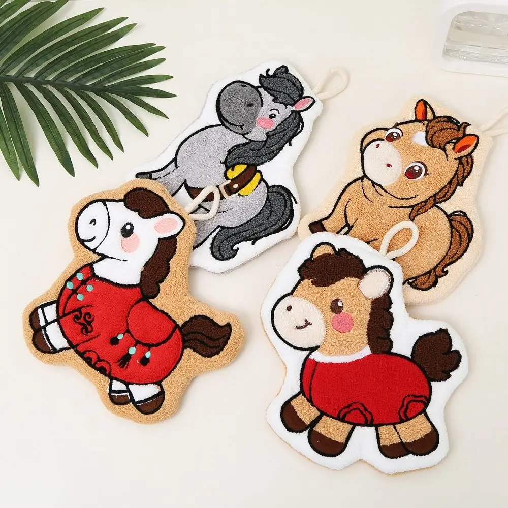 

Полотенце для рук Lucky Horse: супервпитывающее, мягкое, толстое, быстросохнущее, с крючком для подвешивания