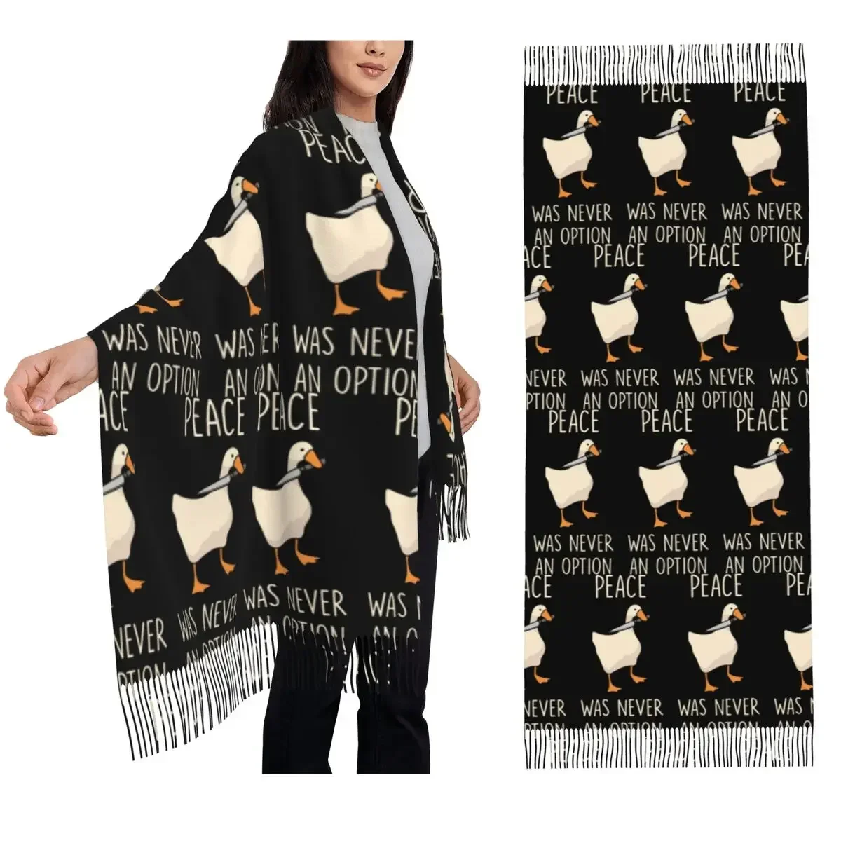 

An Option Scarf Tassel Scarves for Women Soft Warm Shawls and Wraps Large Fall Winter