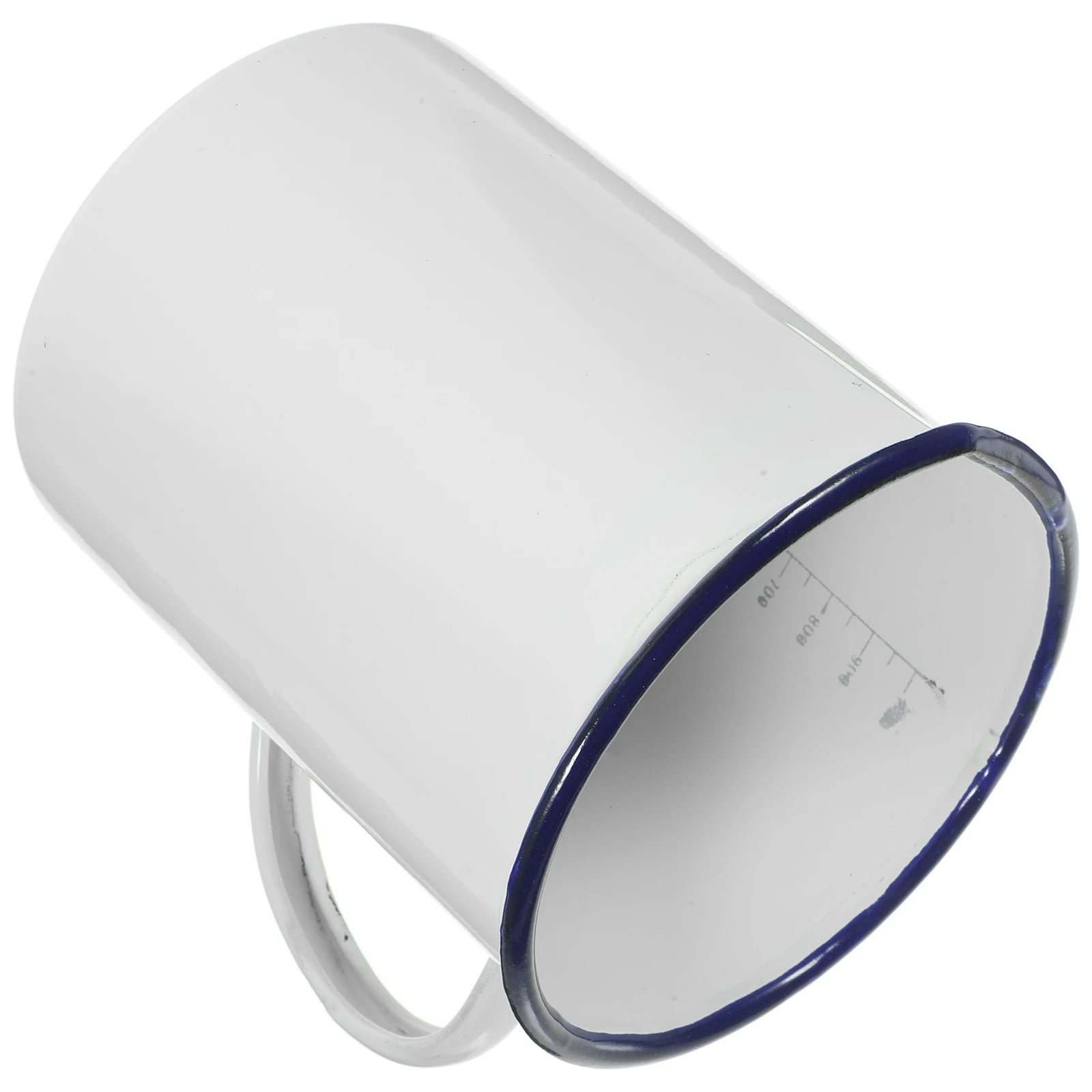 

Enamel Cup Vintage Handheld Water Mug Easy Clean for Coffee Tea Soup Camping Retro Rustic Coffee Mug Enamel Cups