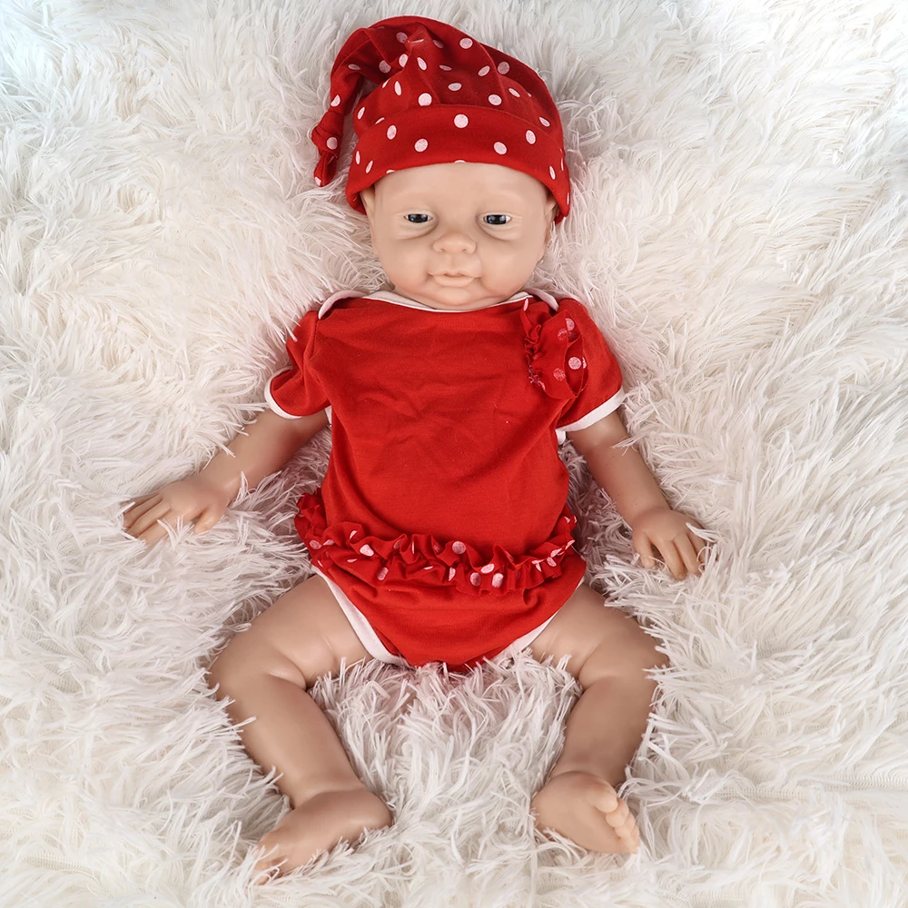

IVITA WG1502 18inch 3500g 100% Full Body Silicone Reborn Baby Doll Unpainted Unfinished Dolls DIY Blank Toys Kit Gift