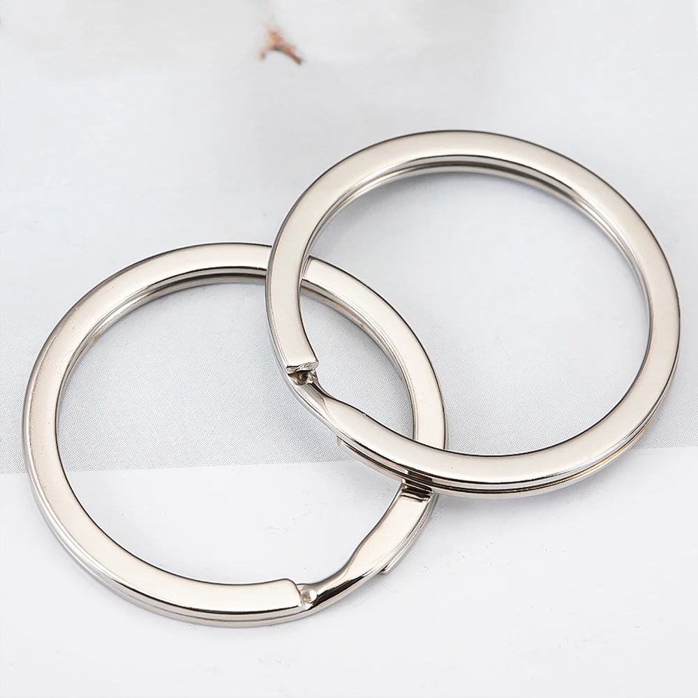 

20pcs Key Rings Multi Size Split Jump Rings Hook Ring Keyring for Keychain Making DIY Handmade Jewelry Making Accessories