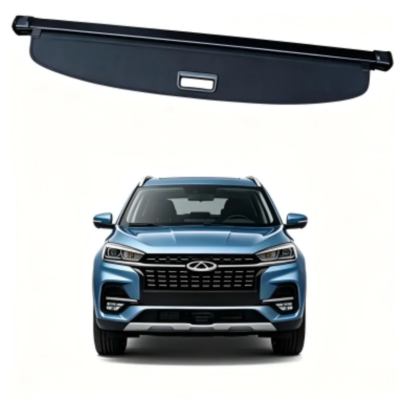 

Cargo Cover Trunk Privacy Shade Rear Security Partition Anti-Theft Shield Retractable Organizer for Chery Fengyun T9 7 Seats