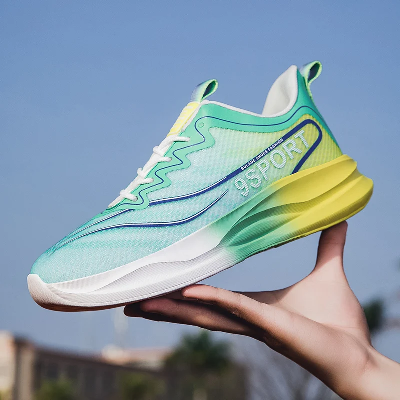 أحذية الجري في الهواء الطلق الرجال خفيفة الوزن شبكة الهواء المضادة للانزلاق مقاومة للاهتراء أحذية رياضية الرجال الرياضة حذاء كاجوال بفتحات تهوية الرجال #1