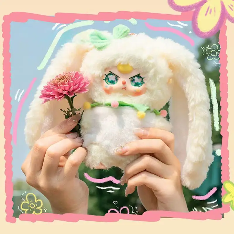 Original Baby Three Where Is Spring Peluche Tide Play Surprise Blind Box Cute Doll Ornaments Bag Decorazione Ciondolo Ragazza Giocattoli Regalo