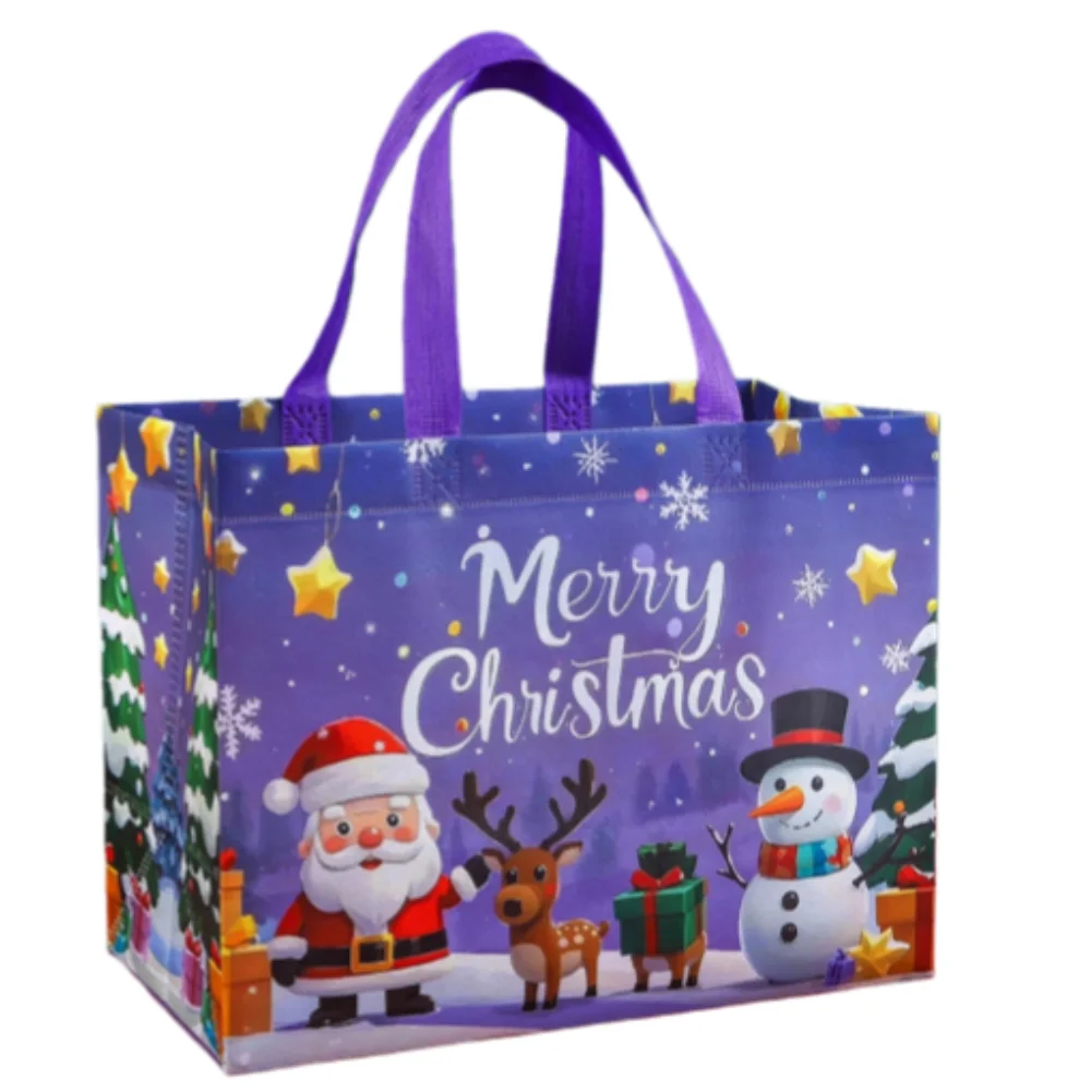 حقيبة هدايا عيد الميلاد، حامل هدايا قوي قابل للطي، حقيبة عيد الميلاد ذات سعة عالية، حقيبة حمل سانتا كلوز العملية لتخزين الحفلات