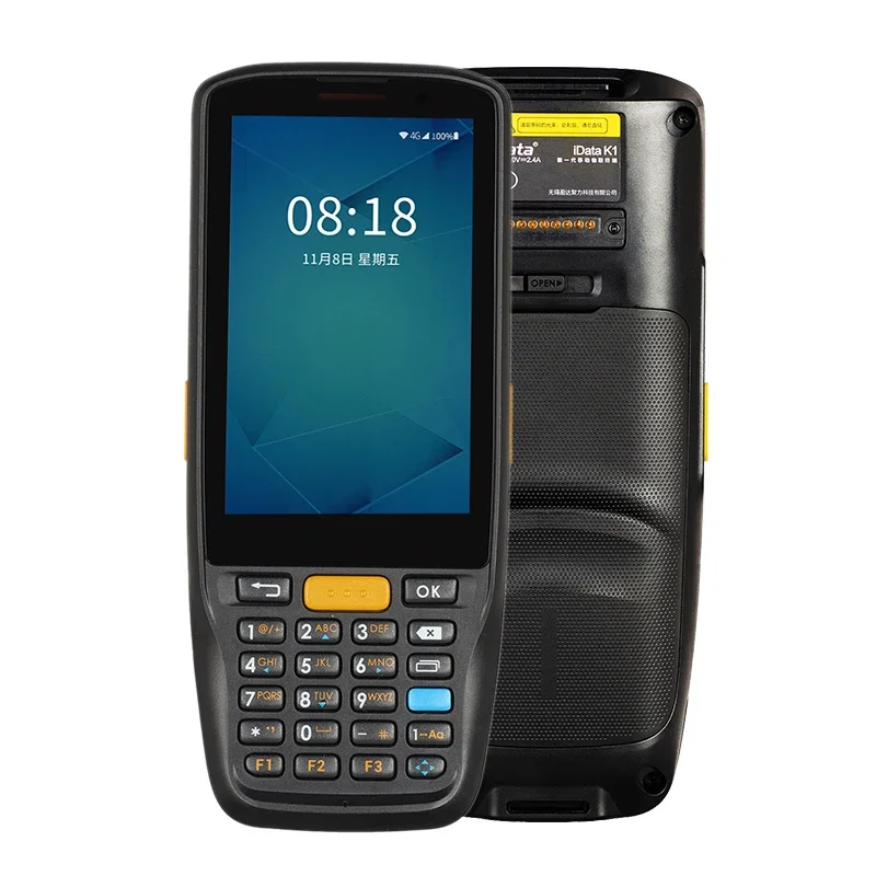 Idata K1S 2D PDA Handheld Terminal Android Data Collector with 4G WIFI GPS Bluetooth Wireless Express Barcode Scanner