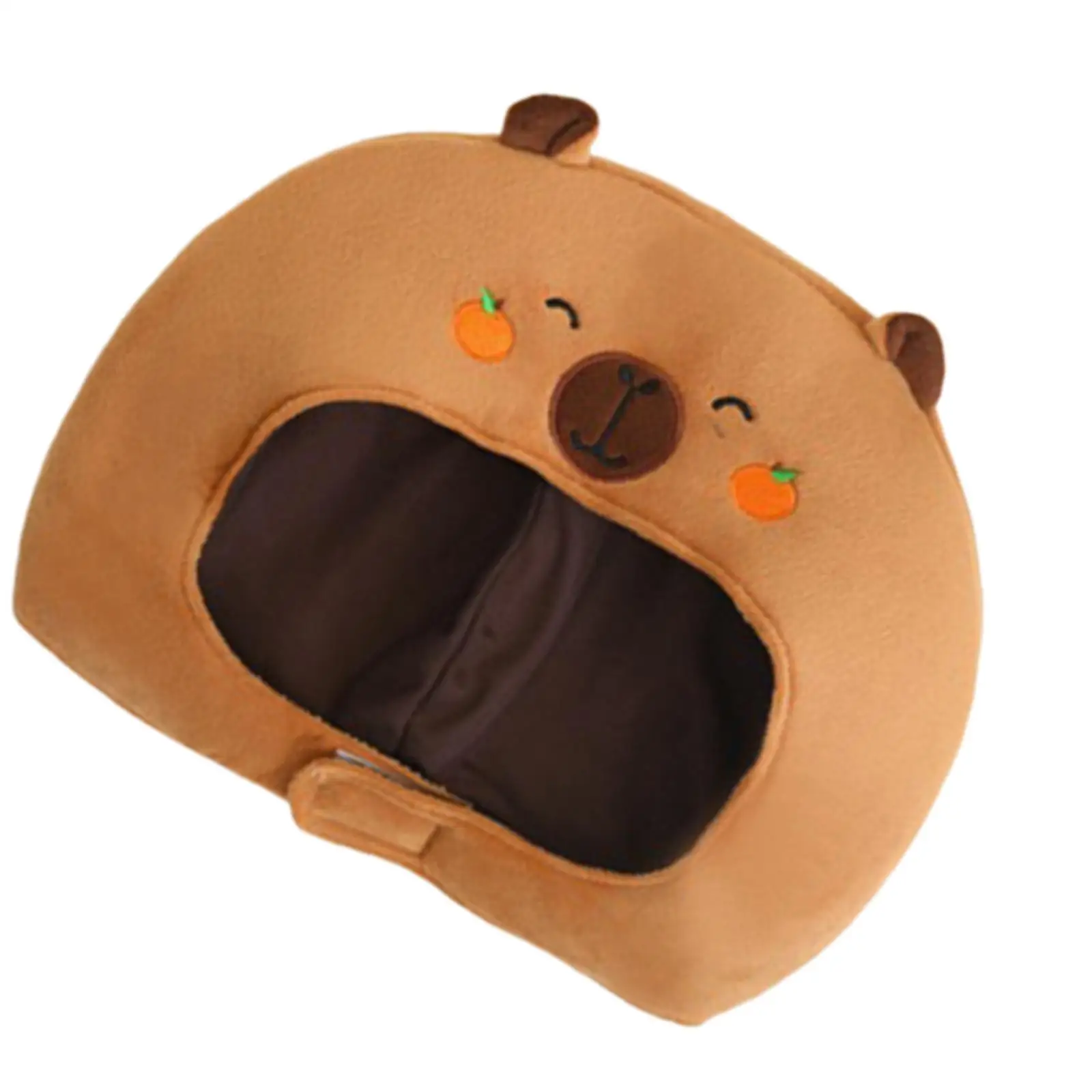 Plüsch Kopfbedeckung Hut Dekoration Kostüm Zubehör Fotos Requisiten Capybara Cap für