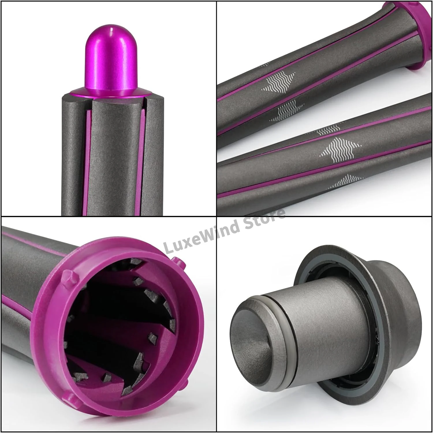 For Dyson Supersonic Hair Dryer& For Dyson Airwrap HS01/05/08 Long Curling Barrel Accessories Auto Curling Nozzles 30mm Curling - view 2