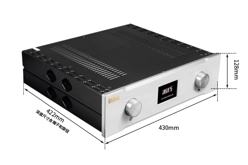 PAIYON A280 combines pure post dual-mode audio power amplifier with high fidelity HIFI amplifier in the gallbladder post stage