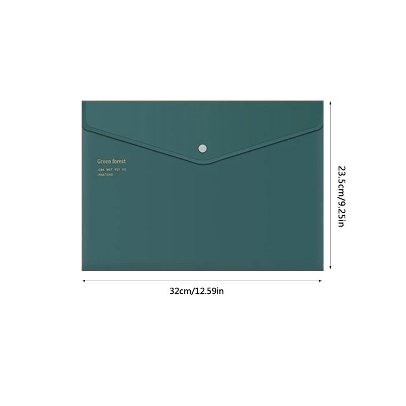 Letter Size File Folders Large Capacity File Bag Color As Random