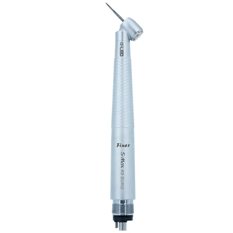 45 degree de ntal Turbine Handpiece rear exhaust de ntal high speed handpiece led