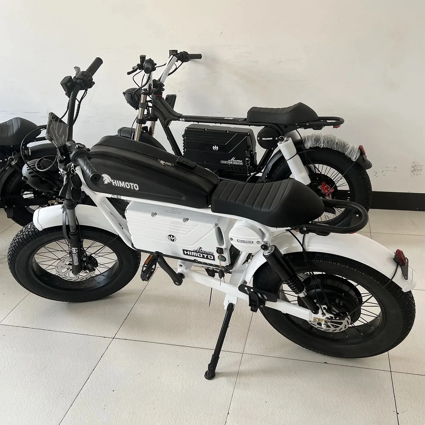 دراجة نارية سوداء ZPW المحارب W 48V 60AH Ebike للطرق الوعرة دراجة كهربائية للكبار 20 بوصة دراجة كهربائية للطرق الوعرة الإطارات الدهنية