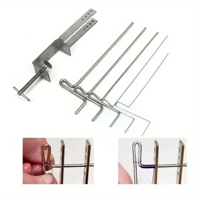 1Set Stainless Steel Wire Winding Rod Set Stainless Steel Spring Making Tools Craft