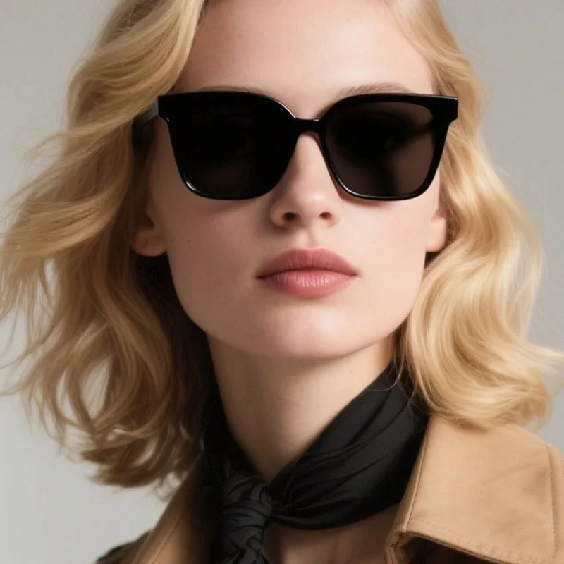 النظارات الشمسية الرجال النساء مربع الأزياء مكبرة العلامة التجارية الفاخرة مصمم الرجعية في الهواء الطلق هدايا العيد التبعي gafas دي سول النظارات #3