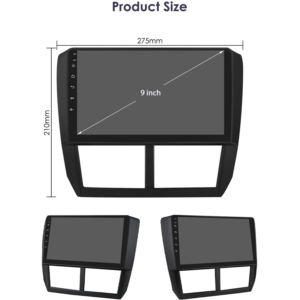 Android 13 Car Radio Multimidia Video Player For Subaru Forester 3 SH 2007-2013 Navigation GPS RDS SWC 4G WIFI Carplay DSP 2Din