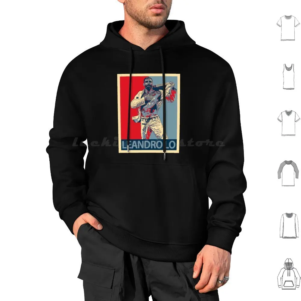 Leandro Lo Artwork Hoodie cotton Long Sleeve Leandro Lo Leandro Lo Boxing Leandro Lo Leandro Lo Legend Leandro Lo Brazil