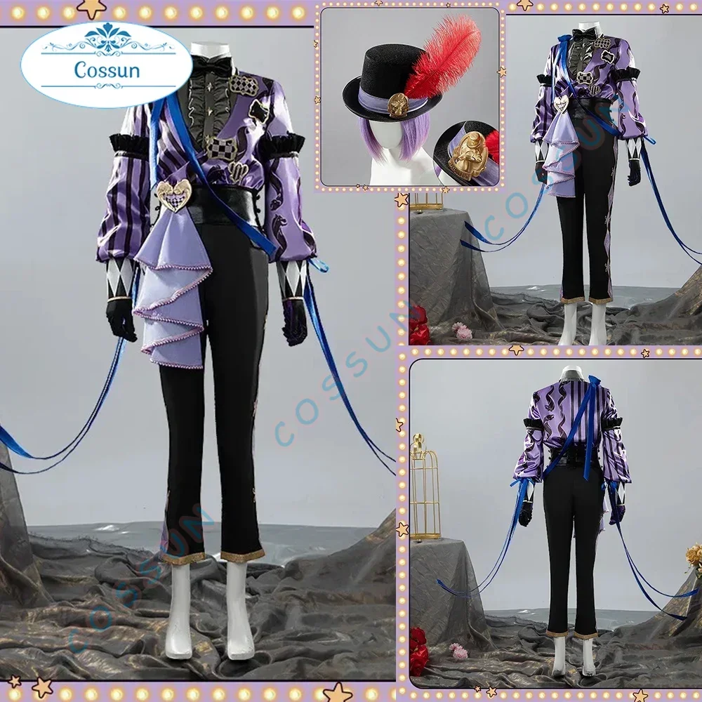 [Customized] Twisted Wonderland COS Stage in Playful Land Cosplay Costume Halloween Game Suit Coat Pants Shirt Hat