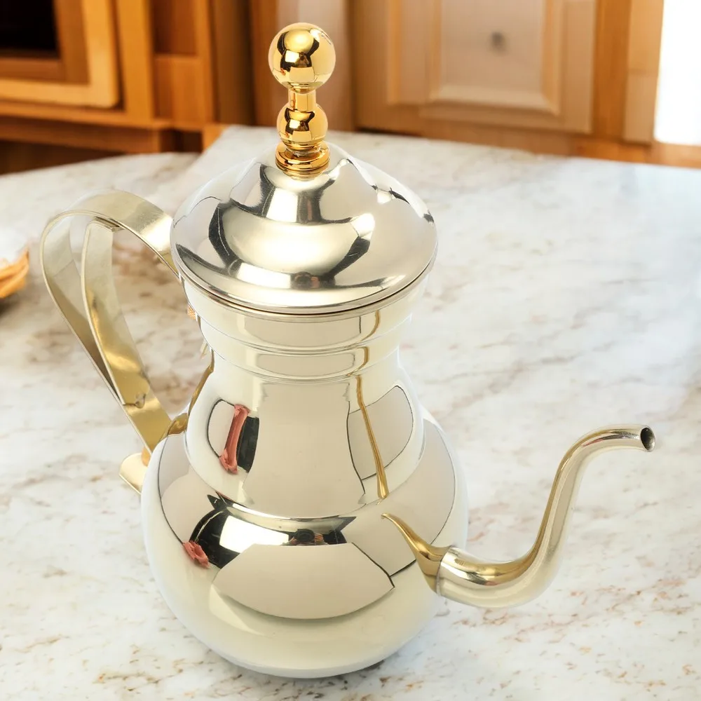 Elegant Steel Teapot - Elevate Your Tea and Coffee Experience with this Functional and Stylish Tea Kettle - Upgrade Your Rituals