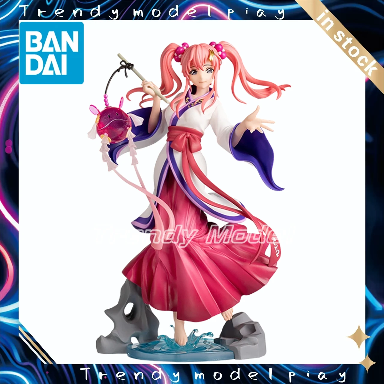 

В наличии оригинальный BANDAI BNFIGURE мобильный костюм Gundam SEED Lacus Clyne фигурка модель фигурки игрушки коллекция подарков