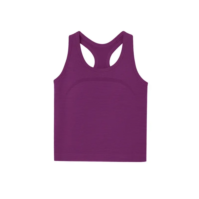Women's Fitness Sleeveless Vest High-Intensity Sports Bra with Chest Pads Shock-Proof Quick-Drying Running Yoga Top