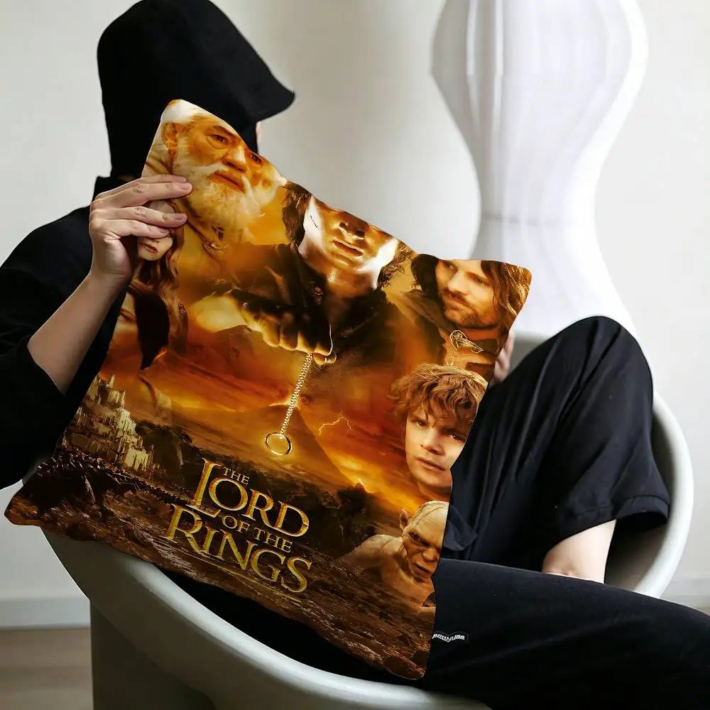 Movie The L-Lord of T-the R-RingS  Pillow Gift Home Office Decoration Bedroom Sofa Car Cushion Cover case 45x45