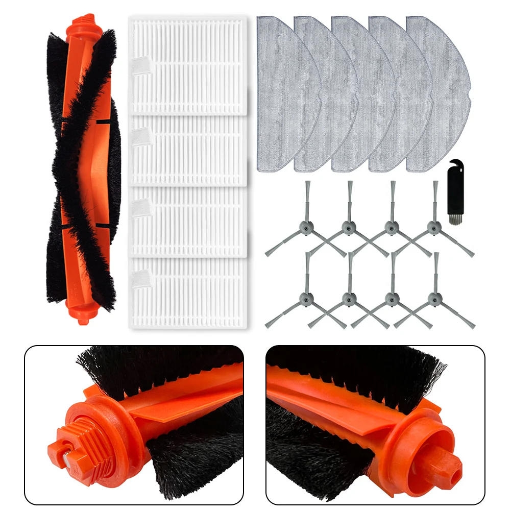 

For Lubluelu-L20 / For Honiture V8 Pro Robot Vacuum Cleaner Accessory Set Main Brush, Side Brush, Filter, And Mop Set
