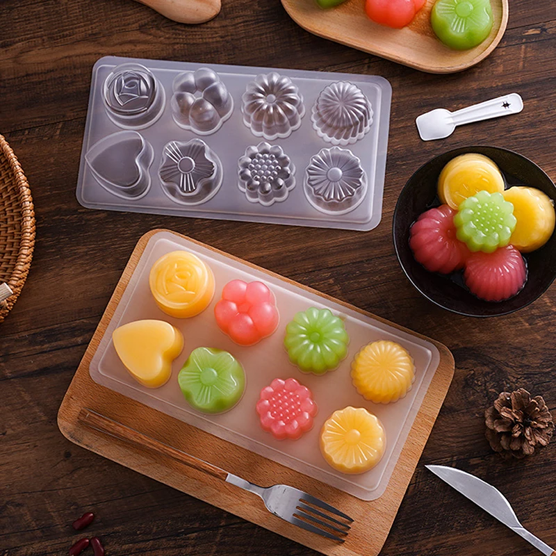 1Pcs 8-Hole Multi-Shape Soap Silicone Mold For DIY Chocolate Candy Jelly Dessert Ice Tray Making Crafts Soap Hand Gift Making