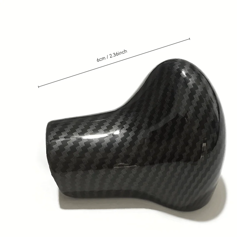 

Gear Shift Knob Cover Trim For Audi A4 B8 A5 A6 C7 A7 Q5 Q7 2011-2016 Gloss Black Carbon Fiber Texture Interior Accessories