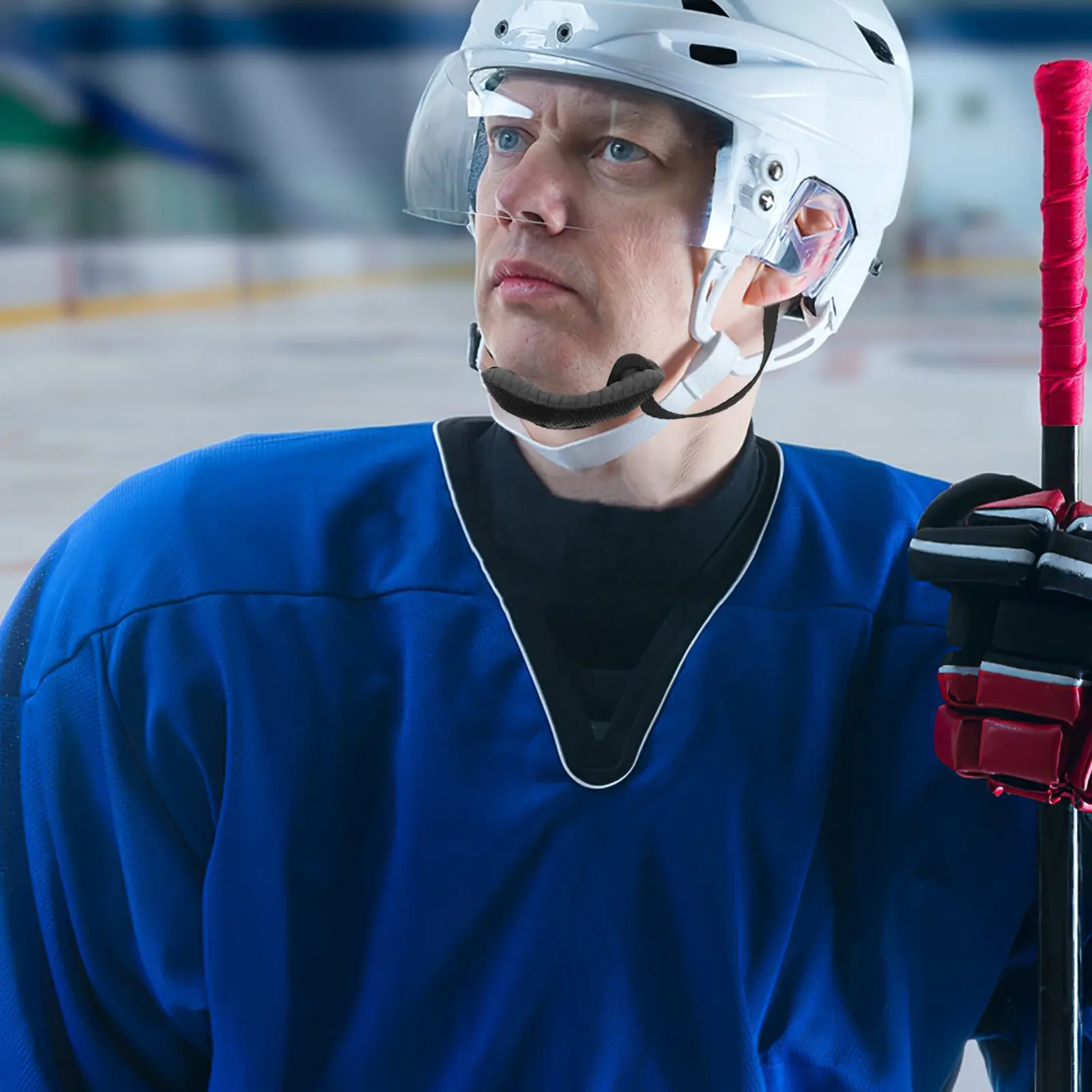 

Регулируемый ремешок для шлема с пенопластовой подкладкой, универсальный, для хоккея, футбола, бейсбола, софтбола.