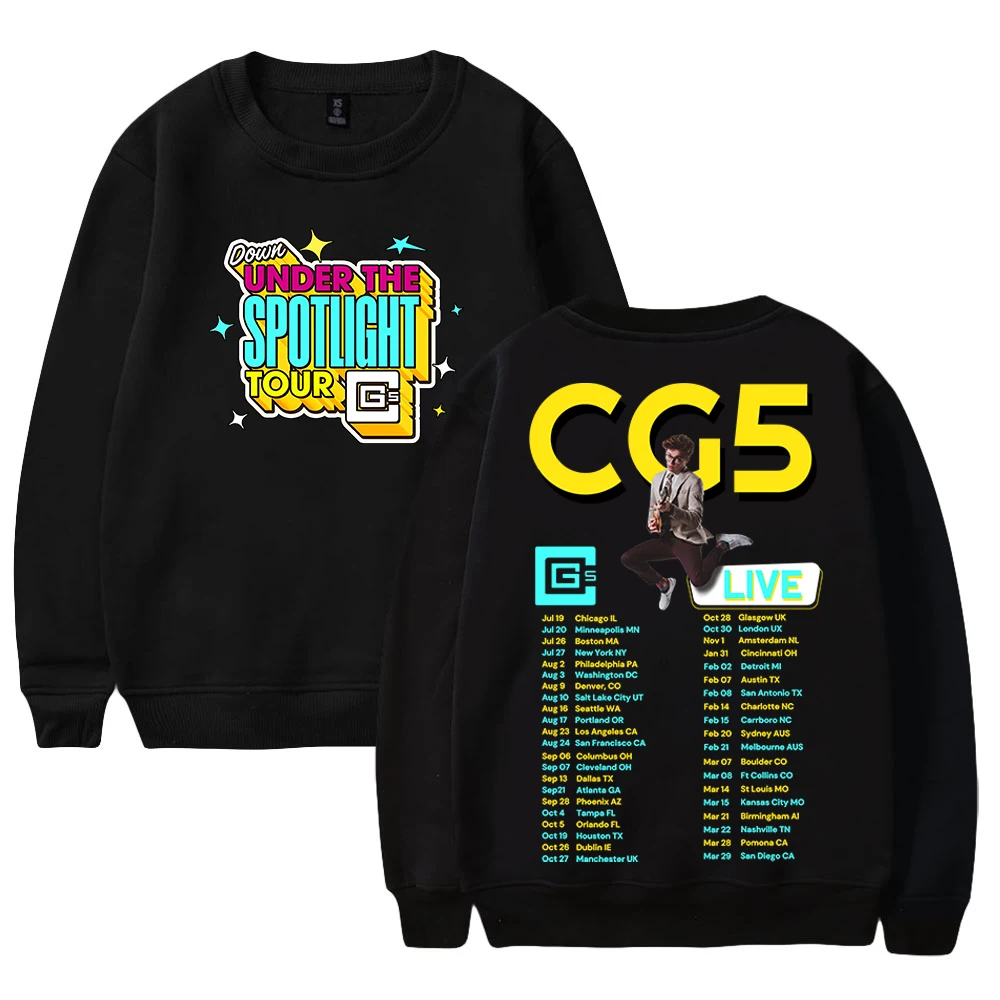 

CG5 Merch Under The Spotlight Tour 2025 Crewneck Long Sleeve Streetwear Women Men Sweatshirt Trendy Outfits