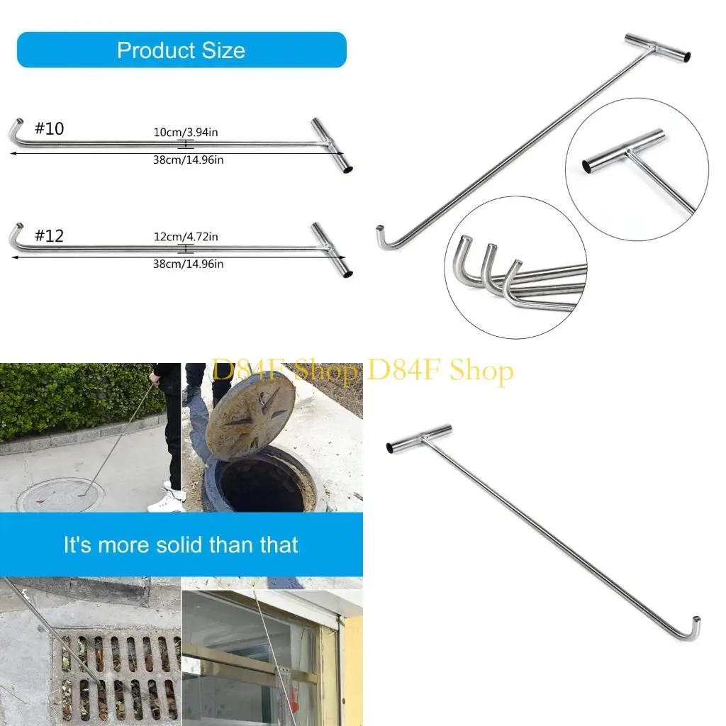 

D84F Cover Cope Cover Lifter Крюк Крюк для общественных работ строительную площадку