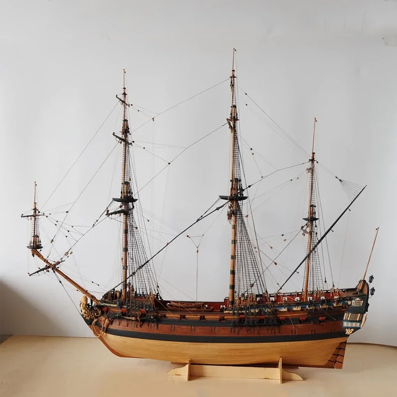 

1/96 Wooden Peter The Great Ship Model Kit Handmade DIY Remote Control Ship Model Kit Sailing Ship Model