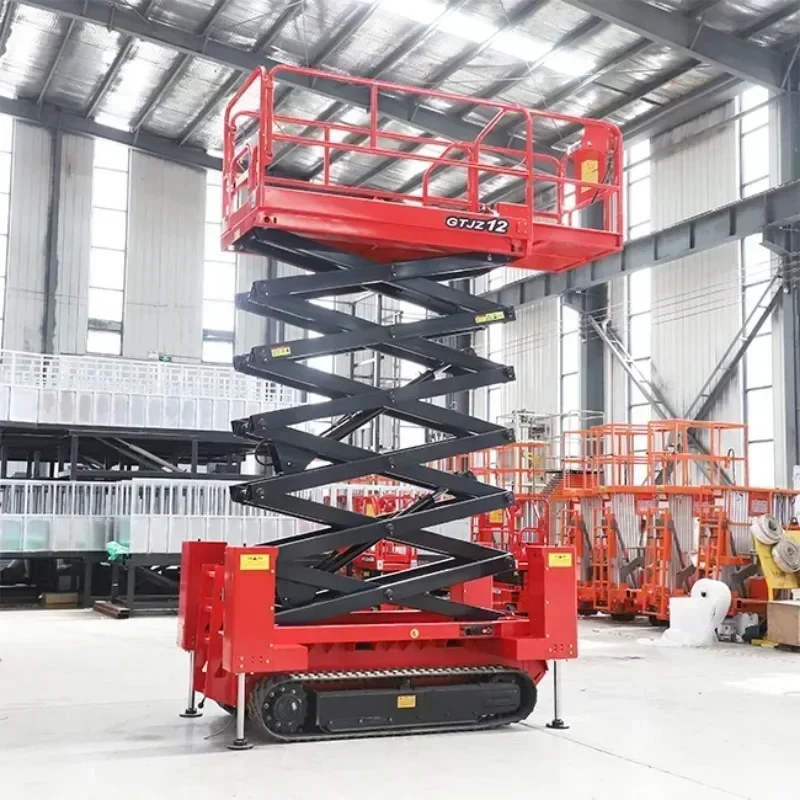 Portable Automatic Boom Lift with Electric Scissor Functionality for Construction and Maintenance