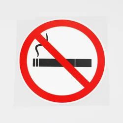 N611# Smoking Is Forbidden Here PVC Water Proof Decal Car Decoration Sticker Warning Signs