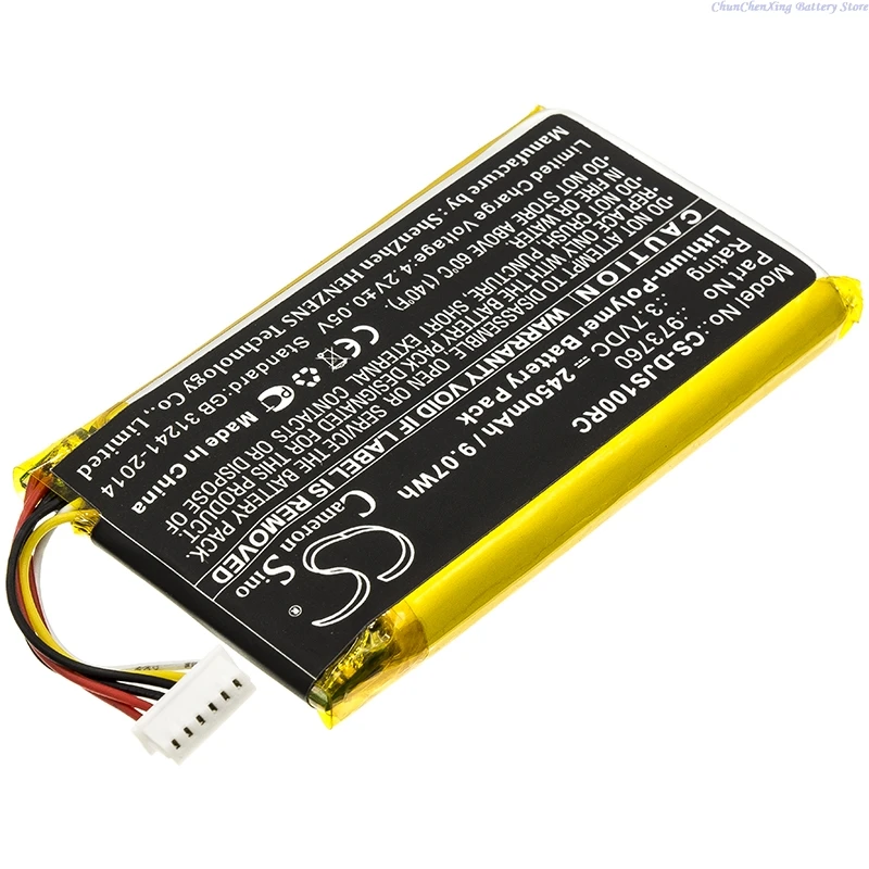 Replacement 3.7V 2450mAh Drones Battery 973760 for DJI Controller of Spark  Mavic Pro Mavic Pro 2 SO1A  THIS IS 6 PINS VERSION!