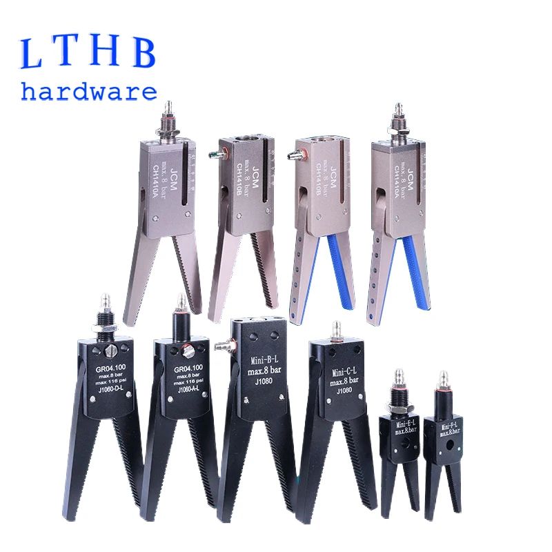 Robot Arm Gripper Pneumatic Clamp Shaped Non-standard Fixture Thread Extension Antiskid Cover Injection Molding Autonation Tool