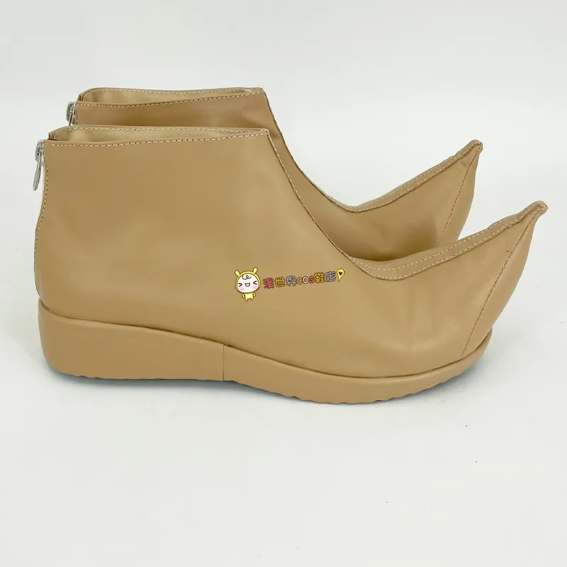 Zapatos de Cosplay Saionji Ukyo, accesorios de Cosplay de Dr. Stone, zapatos de cuero PU, botas de Carnaval de Halloween