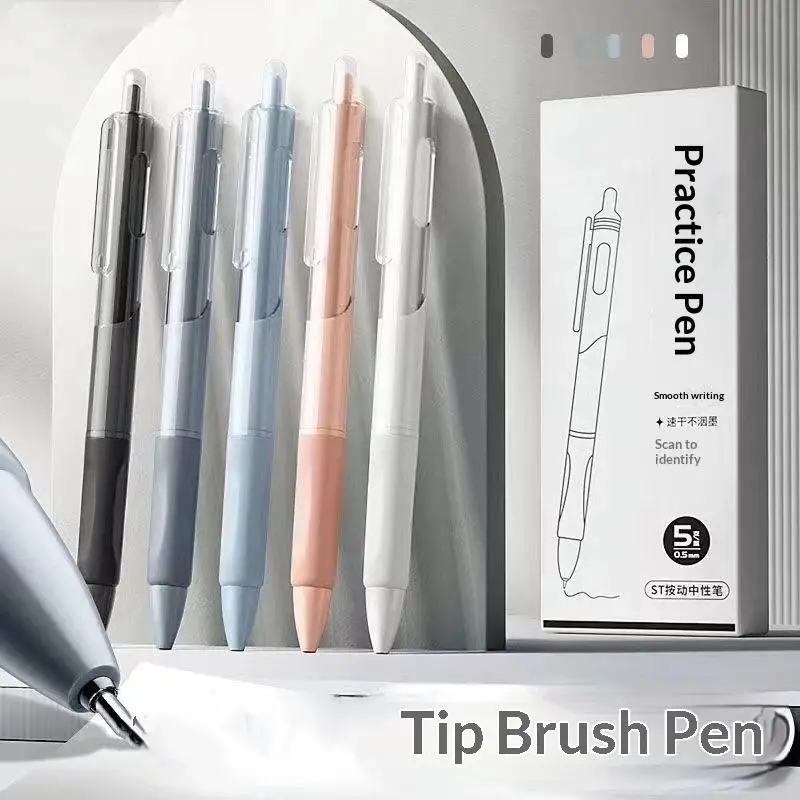 1Pcs Pastel Retractable Gel Pens With Quick Drying Ink And Comfort Grip Perfect For School Office Work Daily Note Taking