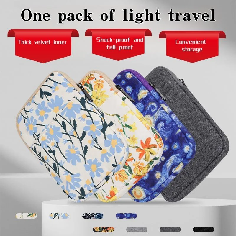 

Универсальный мягкий чехол 6-7 дюймов для Kindle/Boox/Kobo Reader, защитный чехол-сумка для Kindle Paperwhite 12-го/11-го поколения