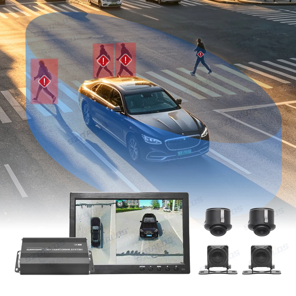 2026 Hot Selling 3D 360 Surrounding Bird View Recording System 360 Panoramic Car Camera