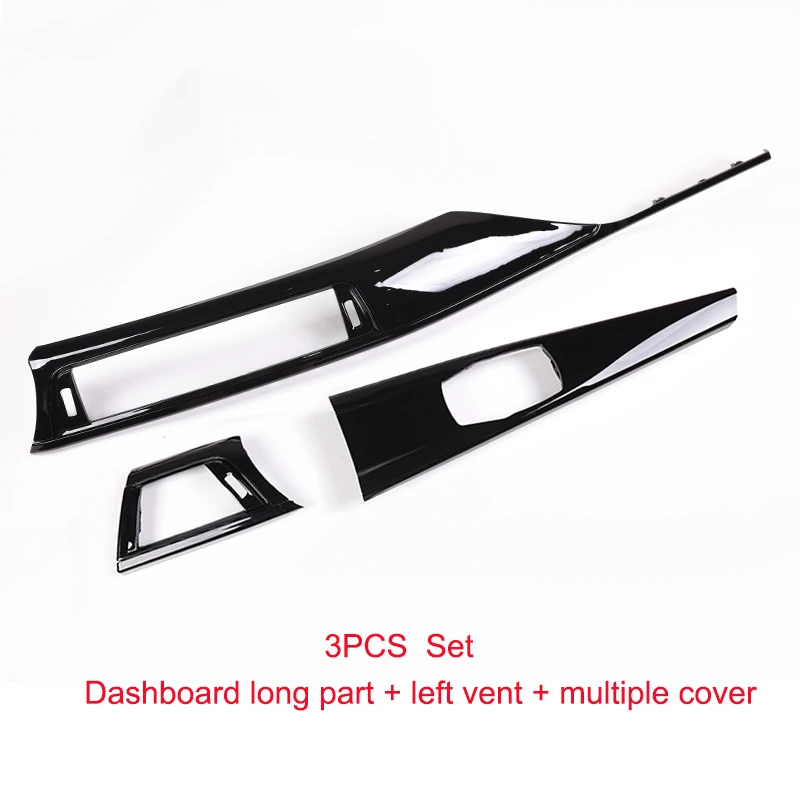 Glanzend Zwart Interieur Dashboard Vervanging Versieringen voor BMW 3 4 serie 3GT F30 F31 F32 F34 F36 F80 Touring Accessoires onderdelen