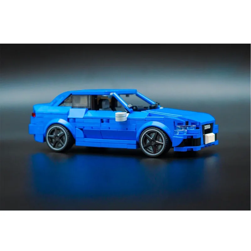 

MOC-171740 New Classic Iconic Sports Blue Supercar Building Block Model 376 Parts Creative Birthday Toy for Boys and Children